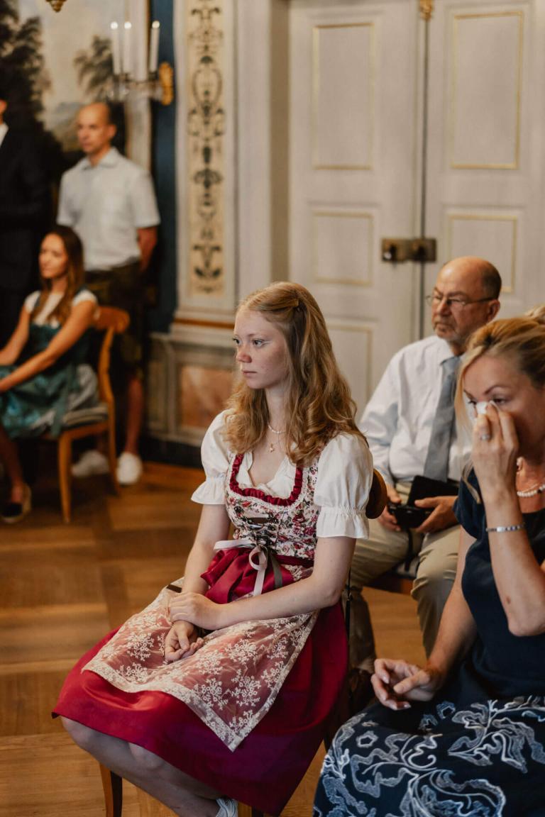 Emotionaler Moment bei Gästen