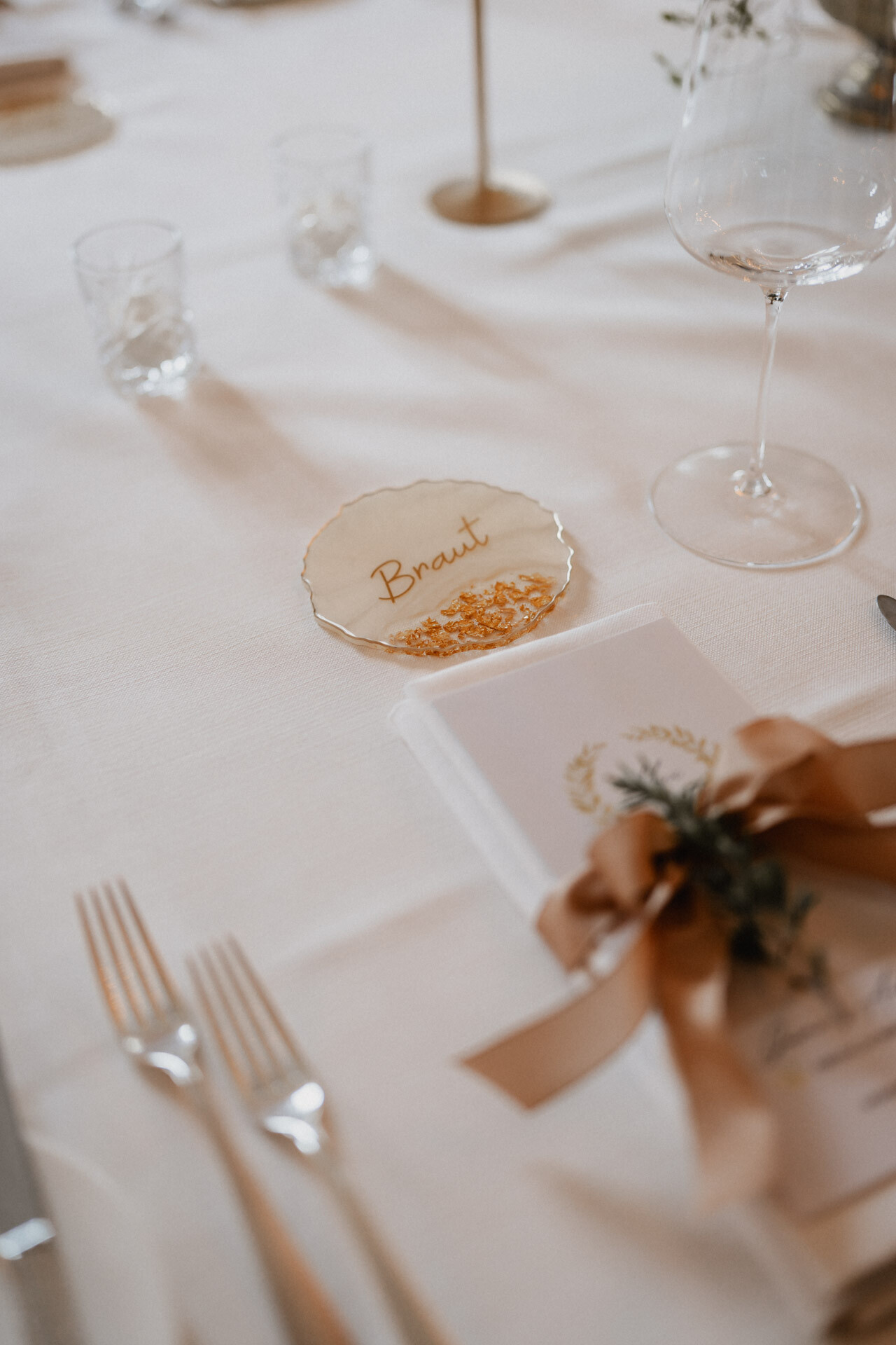 Sitzplatz der Braut bei Hochzeit in der Speisemeisterei Stuttgart